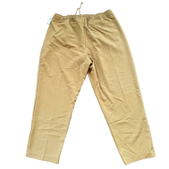 NWT Old Navy High-Waisted Billie Straight Trouser XL tan pull on pants - Picture 8 of 8